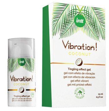 Рідкий вібратор Intt Vibration Coconut Vegan (15 мл) ON0148 фото