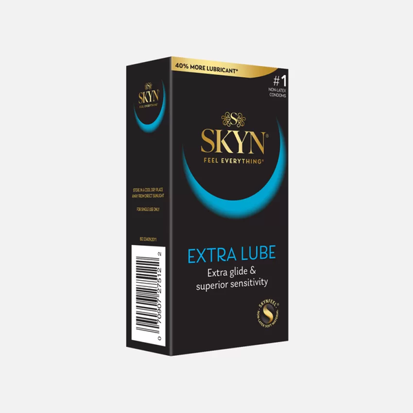 SKYN Extra Lubricated - безлатексні, суперзволожені - упаковка 10 шт ON0434 фото