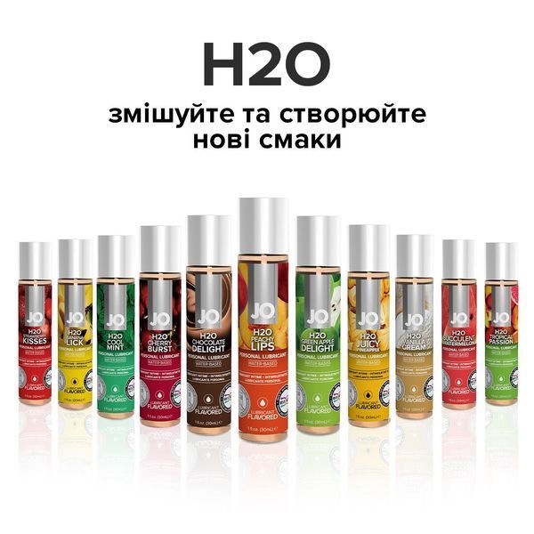 Змазка на водній основі System JO H2O &mdash; Peachy Lips без цукру, рослинний гліцерин ON0221 фото