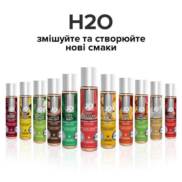 Змазка на водній основі System JO H2O &mdash; Watermelon без цукру, рослинний гліцерин ON0217 фото