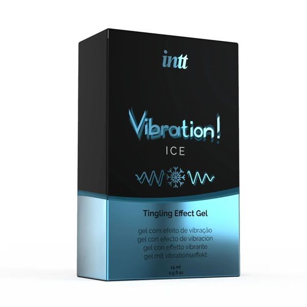 Рідкий вібратор Intt Vibration Ice (15 мл), густий гель, дуже незвичайний, діє до 30 хвилин ON0085 фото